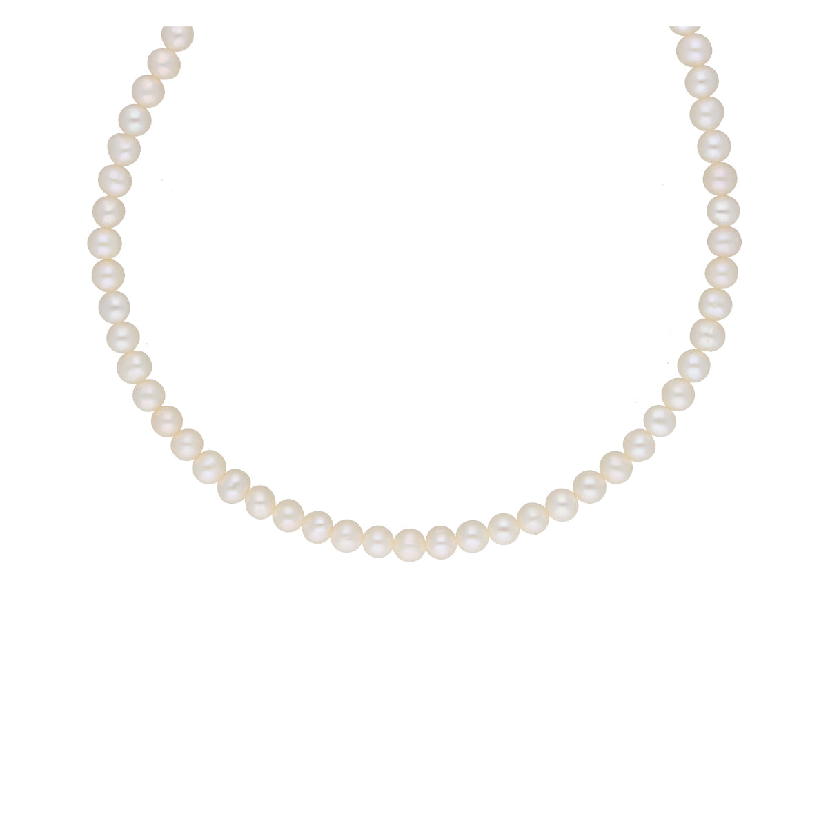 J Pearls Pratyusha 1 Line Pearl Necklaces - Real Pearl Jewelry | Swadesiicart
