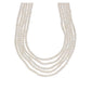 J Pearls Zara 5 Lines Pearl Necklaces - Real Pearl Jewelry | Swadesiicart