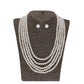 J Pearls Zara 5 Lines Pearl Necklaces - Real Pearl Jewelry | Swadesiicart