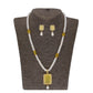 J Pearls Daksina 1 Line Square Pearl Set - Real Pearl Jewelry - J Pearls