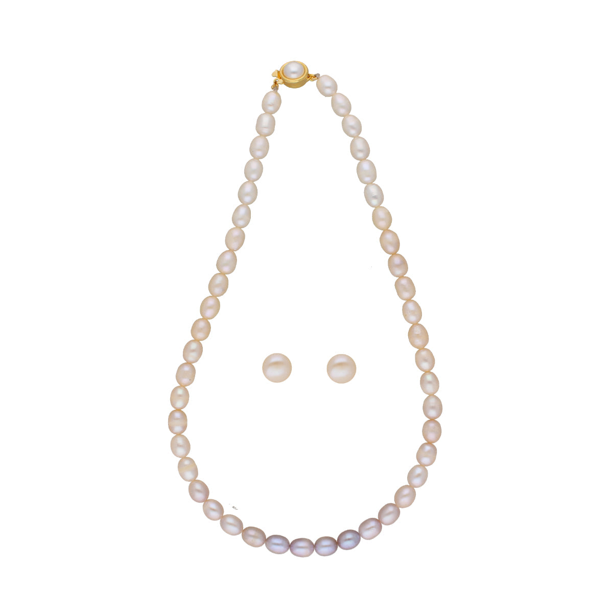 J Pearls Baani 1 Line Pearl Necklaces - Real Pearl Jewelry | Swadesiicart
