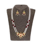 J Pearls Abharika 2 Lines Oval Pearl Necklaces - Real Pearl Jewelry | Swadesiicart