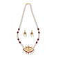J Pearls Dheyanshi 1 Line Round Pearl Necklaces - Real Pearl Jewelry | Swadesiicart