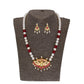 J Pearls Dheyanshi 1 Line Round Pearl Necklaces - Real Pearl Jewelry | Swadesiicart