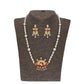 J Pearls Fancy 1 Line Oval Pearl Necklaces - Real Pearl Jewelry | Swadesiicart