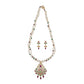 J Pearls Gamini 3 Lines Seed Pearl Necklaces - Real Pearl Jewelry | Swadesiicart