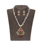 J Pearls Gamini 3 Lines Seed Pearl Necklaces - Real Pearl Jewelry | Swadesiicart