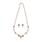 J Pearls Januja 1 Line Round Pearl Necklaces - Real Pearl Jewelry | Swadesiicart