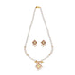 J Pearls Yochana 1 Line Round Pearl Necklaces - Real Pearl Jewelry | Swadesiicart
