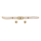 J Pearls Kyra 3 Lines Round Choker Set - Real Pearl Jewelry | Swadesiicart
