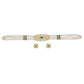 J Pearls Kavya 3 Lines Round Choker Set - Real Pearl Jewelry | Swadesiicart