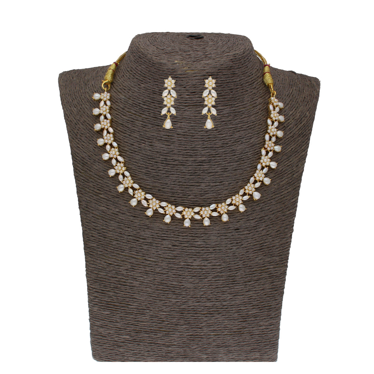 J Pearls Zara 1 Line Necklace Set - Real Pearl Jewelry - J Pearls