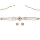 J Pearls Falguni Pearl Choker - Real Pearl Jewelry | Swadesiicart