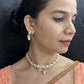 J Pearls Shine Pearl Necklace Set - Swadesiicart