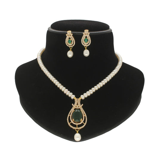 J Pearls Marvel Pearl Necklace Set - Swadesiicart