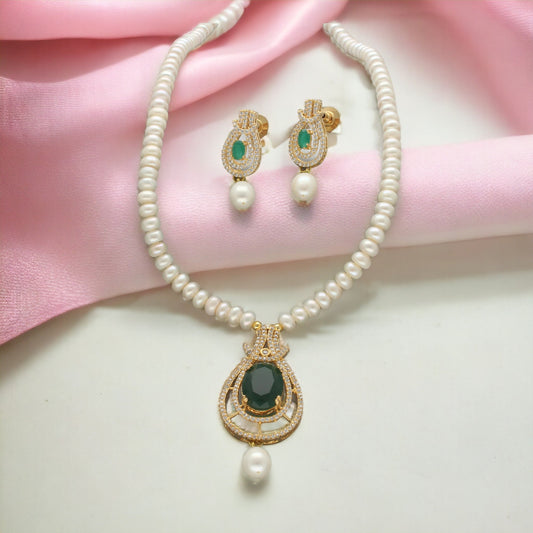 J Pearls Marvel Pearl Necklace Set - Swadesiicart