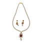 J Pearls Sparkle Pearl Necklace Set - Swadesiicart