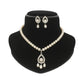 J Pearls Luminary Pearl Necklace Set - Swadesiicart