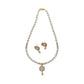 J Pearls Shimmering Pearl Necklace Set - Swadesiicart