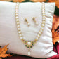 J Pearls Glittering Pearl Necklace Set - Swadesiicart