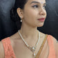 J Pearls Glittering Pearl Necklace Set - Swadesiicart