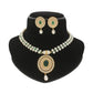 J Pearls Moonlite Pearl Necklace Set - Swadesiicart