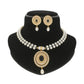 J Pearls Rosette Pearl Necklace Set - Swadesiicart