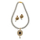 J Pearls Rosette Pearl Necklace Set - Swadesiicart