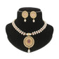 J Pearls Crystal Pearl Necklace Set - Swadesiicart