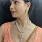 J Pearls Crystal Pearl Necklace Set - Swadesiicart