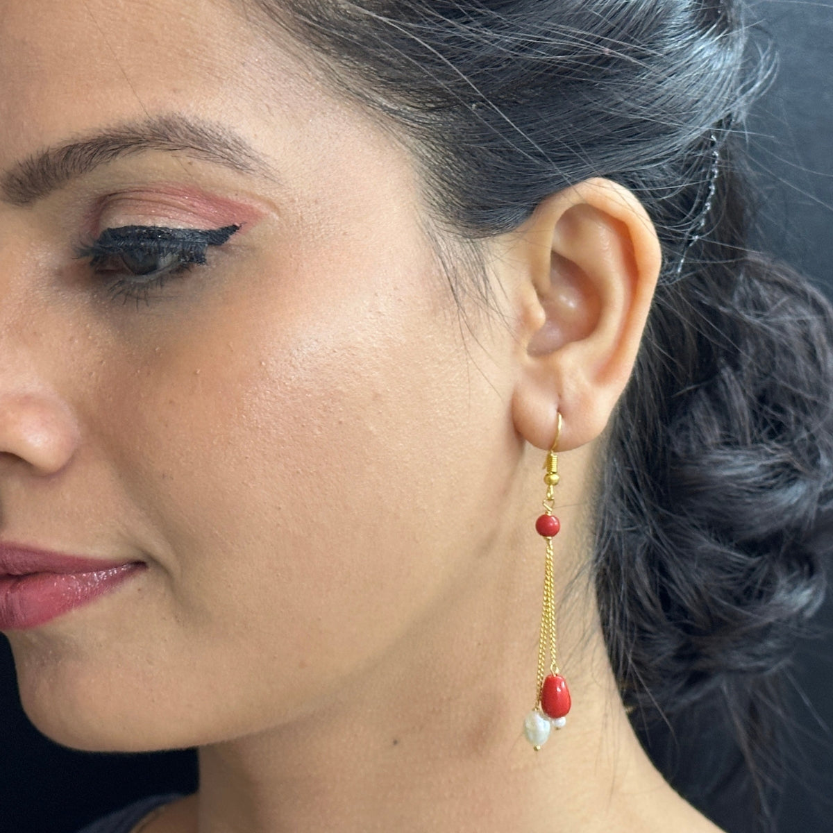 J Pearls The Zorai Pearl Earrings - Swadesiicart