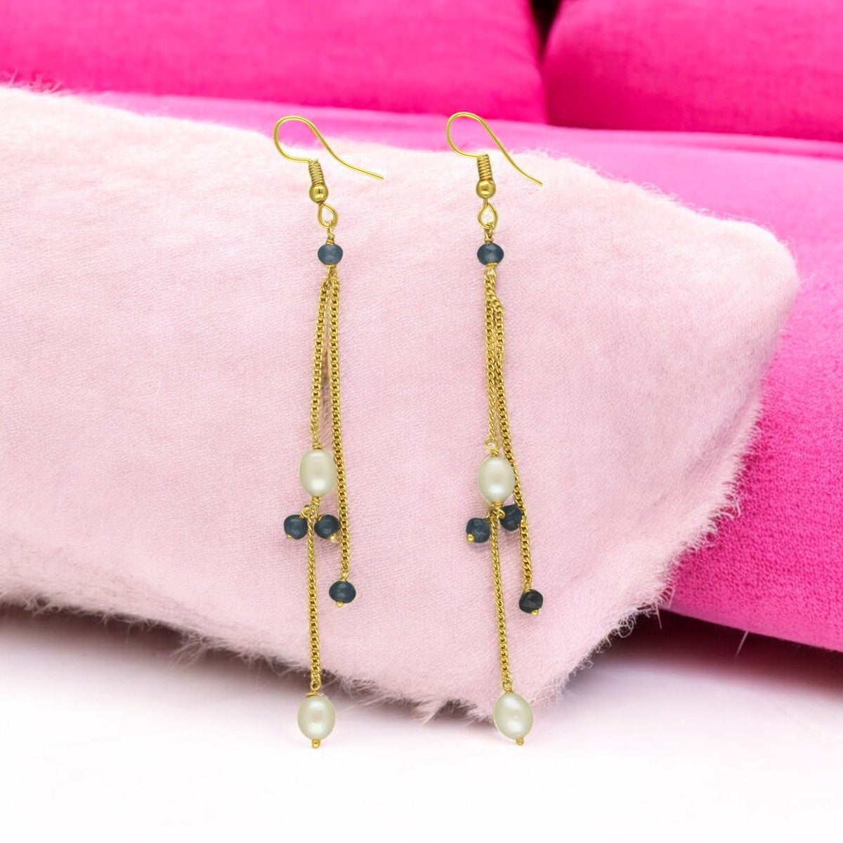 J Pearls Elinor Pearl Earrings - Swadesiicart