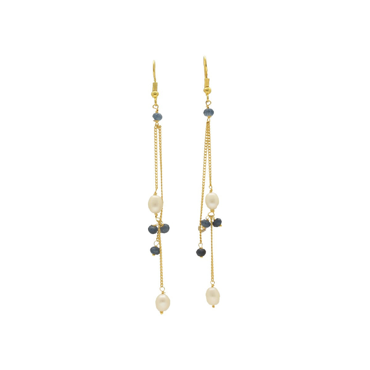 J Pearls Elinor Pearl Earrings - Swadesiicart