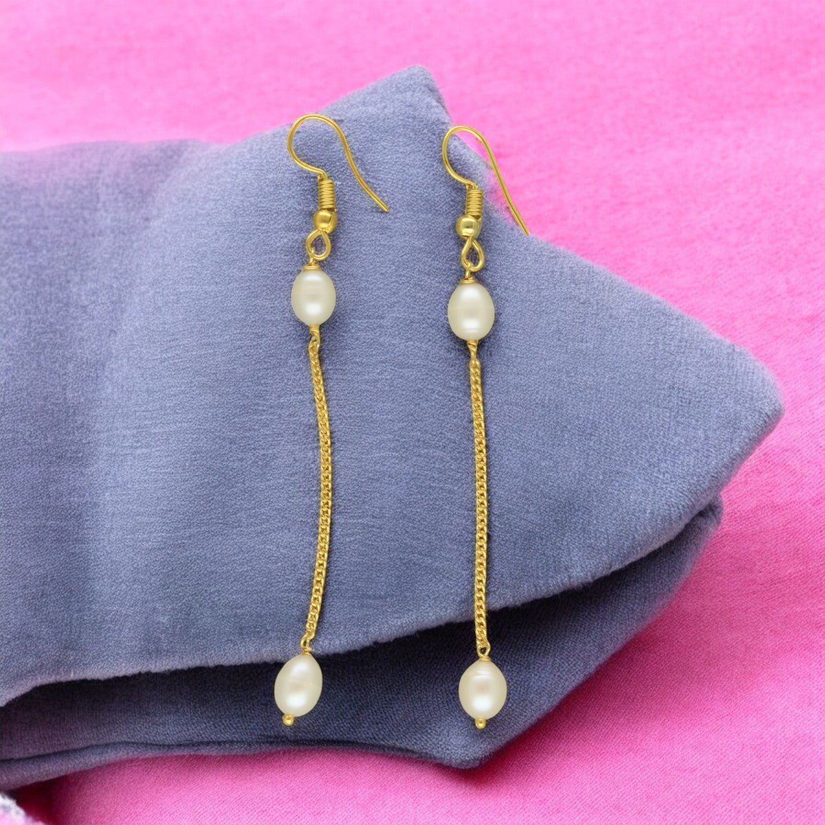 J Pearls The Lorie Pearl Earrings - Swadesiicart