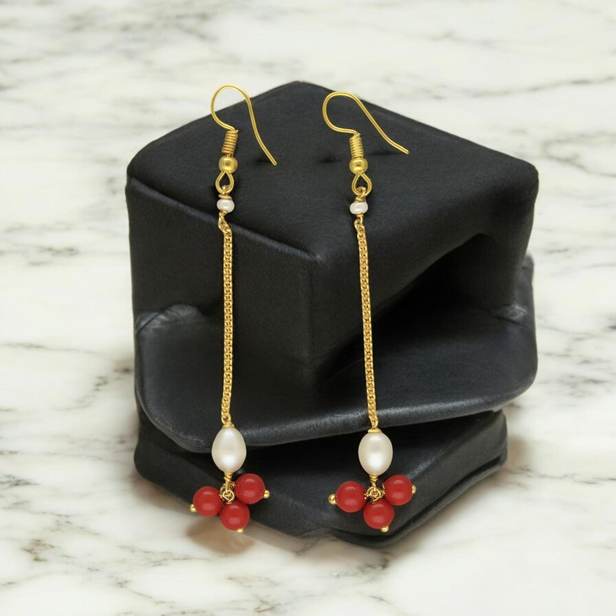 J Pearls Klara Pearl Earrings - Swadesiicart