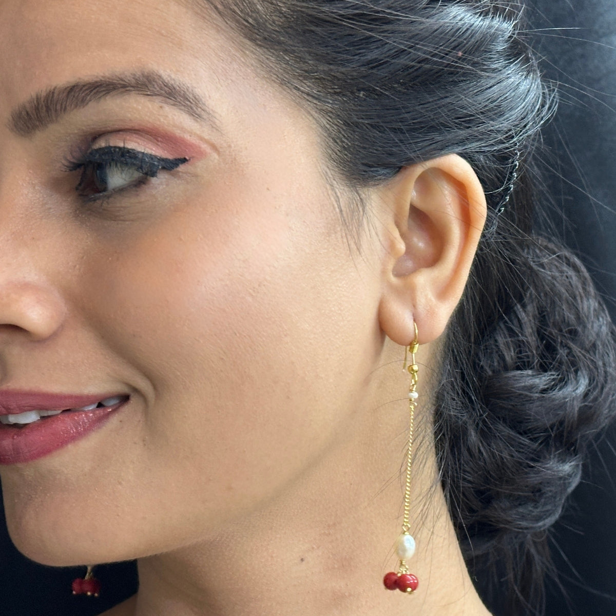 J Pearls Klara Pearl Earrings - Swadesiicart