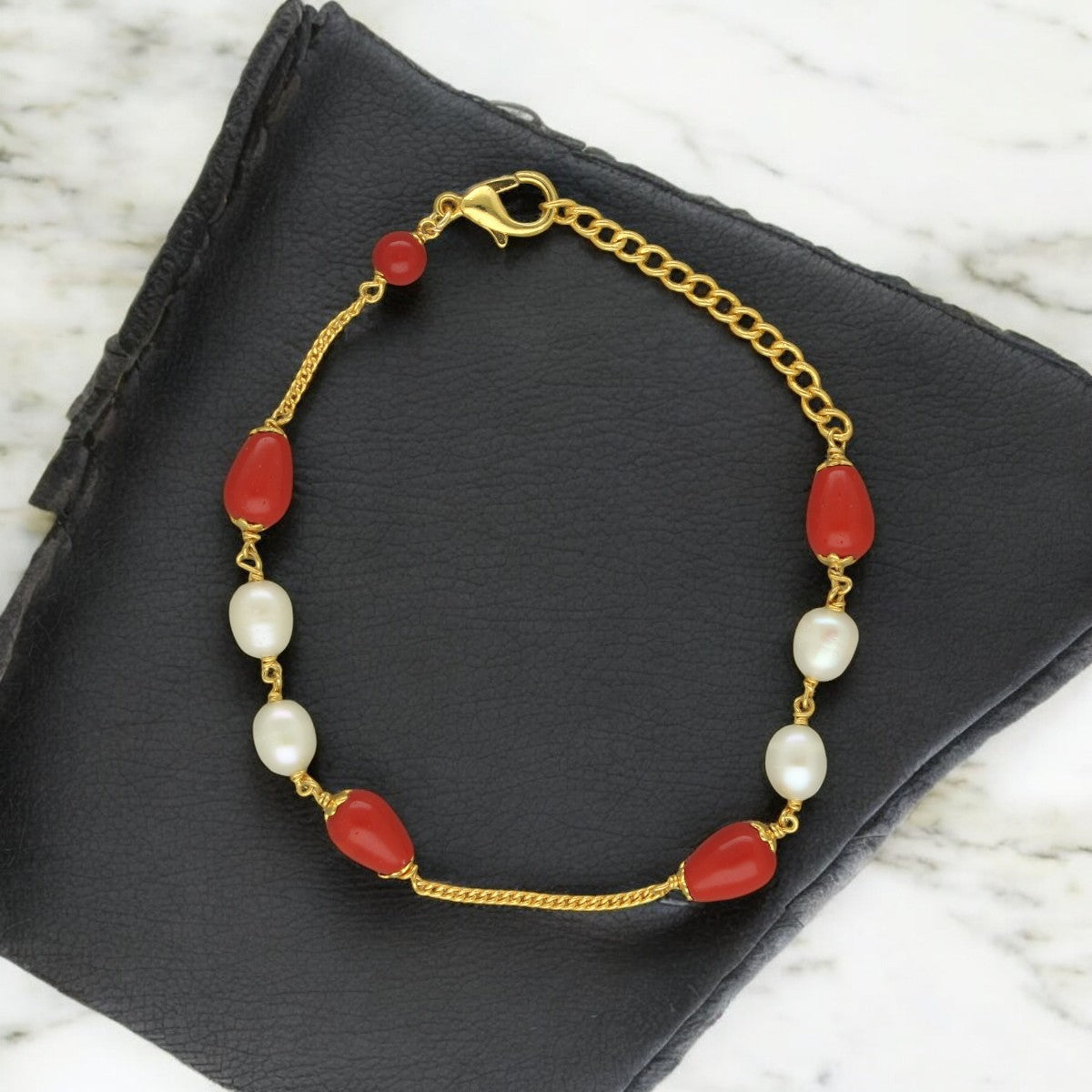 J Pearls The Reila Pearl Bracelet - Swadesiicart