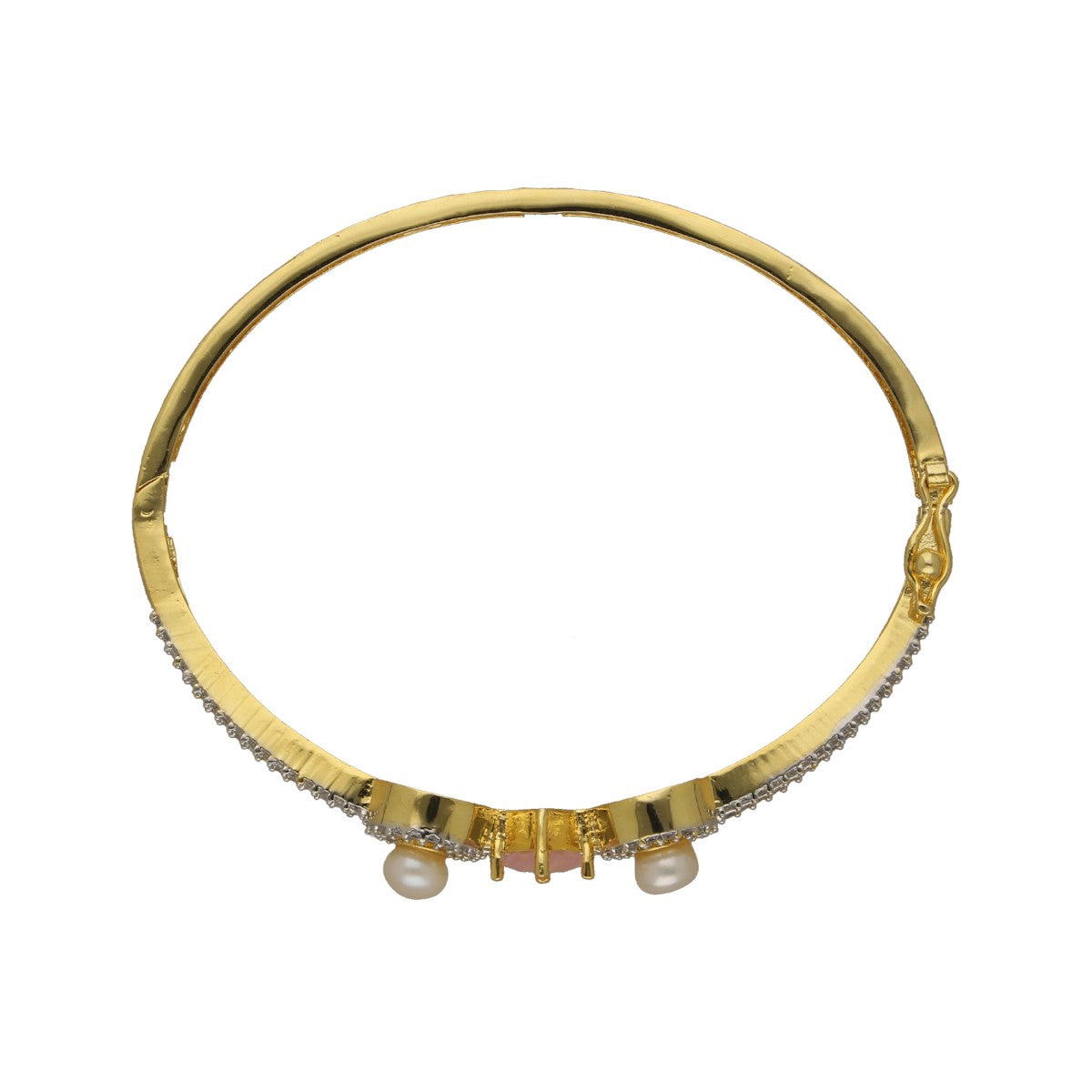 J Pearls Empress's Bloom Pearl Bracelet - Swadesiicart