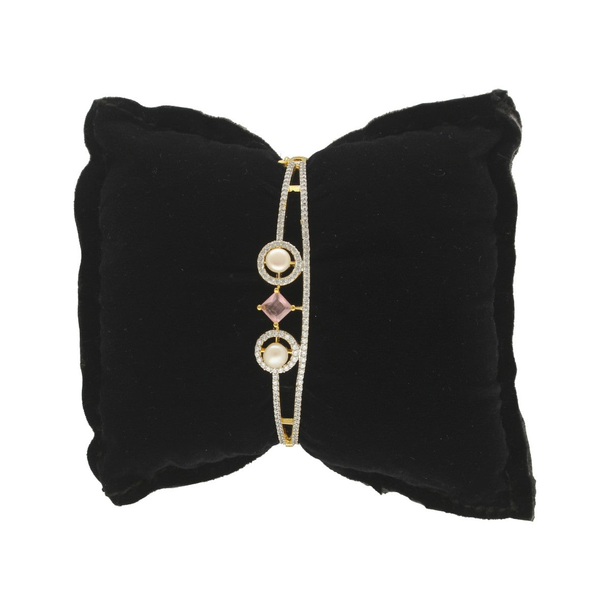 J Pearls Empress's Bloom Pearl Bracelet - Swadesiicart