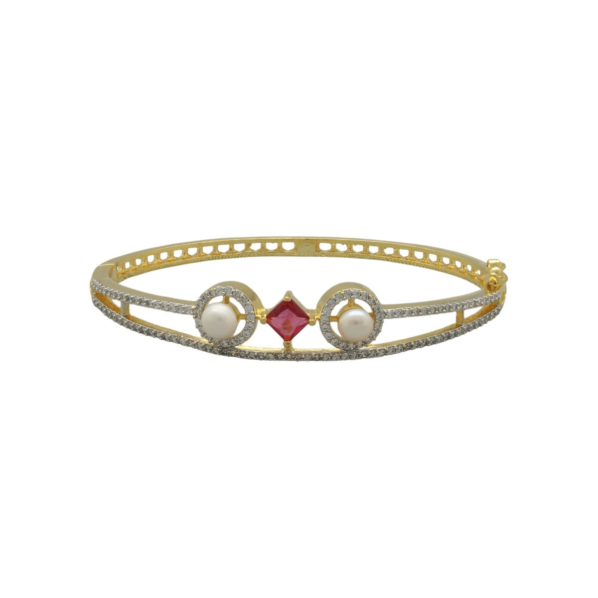J Pearls Royal Celeste Pearl Bracelet - Swadesiicart