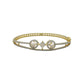 J Pearls Golden Tiara Pearl Bracelet - Swadesiicart