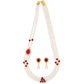 J Pearls Stunning 3 String Necklace Set - Real Pearl Jewelry - Swadesiicart