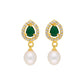 J Pearls Famous 3 String Necklace Set - Real Pearl Jewelry - Swadesiicart