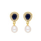 J Pearls Celebrated 2 String Necklace Set - Real Pearl Jewelry - Swadesiicart