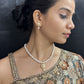 J Pearls Flora Pearl Pendant Set | Swadesiicart