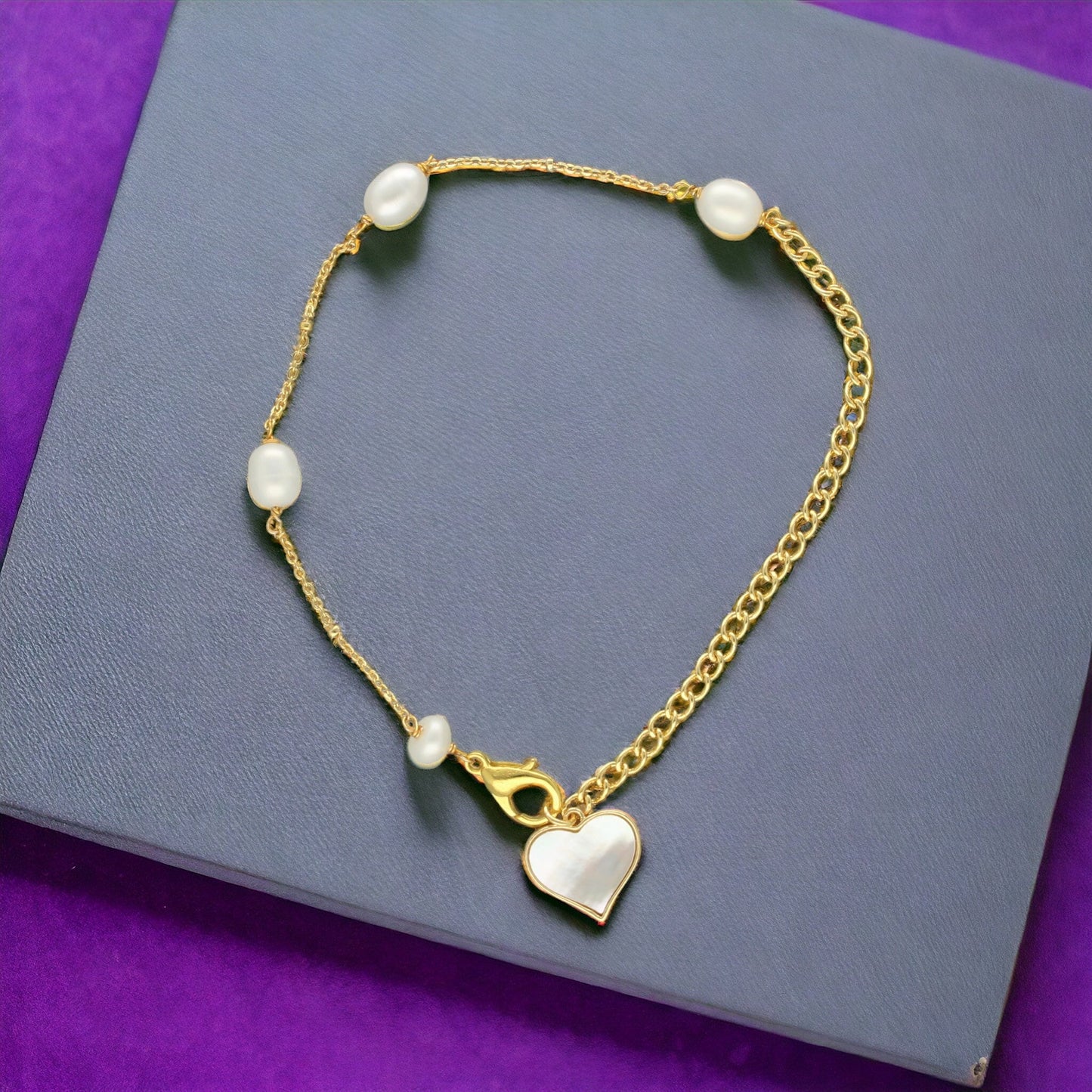 J Pearls Jasmine Pearl Bracelet - Swadesiicart