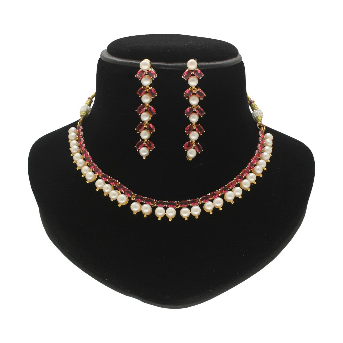 J Pearls Stellar Pearl Set - Swadesiicart