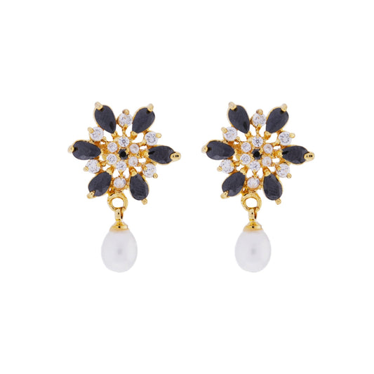 J Pearls Heema Drop Earrings - Real Pearl Jewelry | Swadesiicart