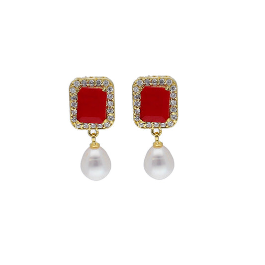 J Pearls Sara Pearl Pendant Set - Real Pearl Jewelry | Swadesiicart