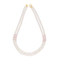 J Pearls 2 Line 5-6Mm Button Pearl Set - Real Pearl Jewelry - Swadesiicart